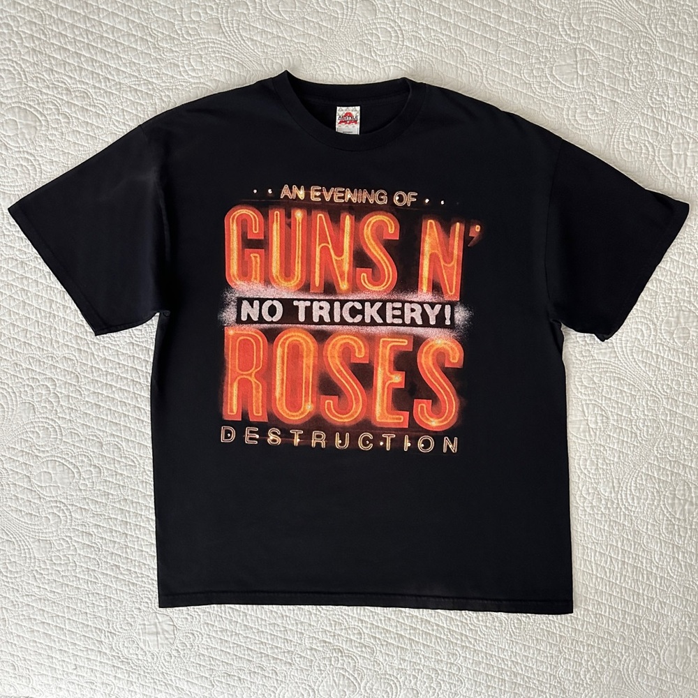 Guns N' Roses Las Vegas 2014 Concert Tour T-Shirt XL